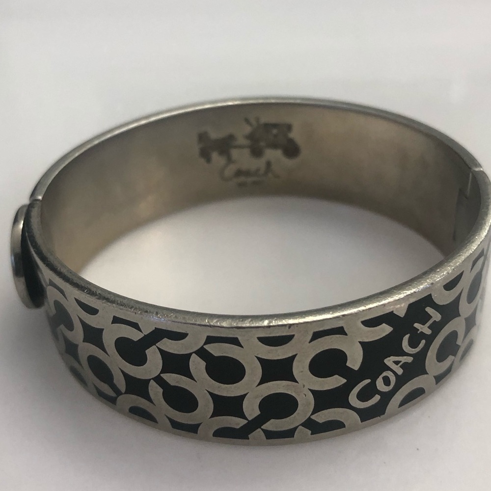 Coach Signature Logo Bangle Bracelet Vintage
